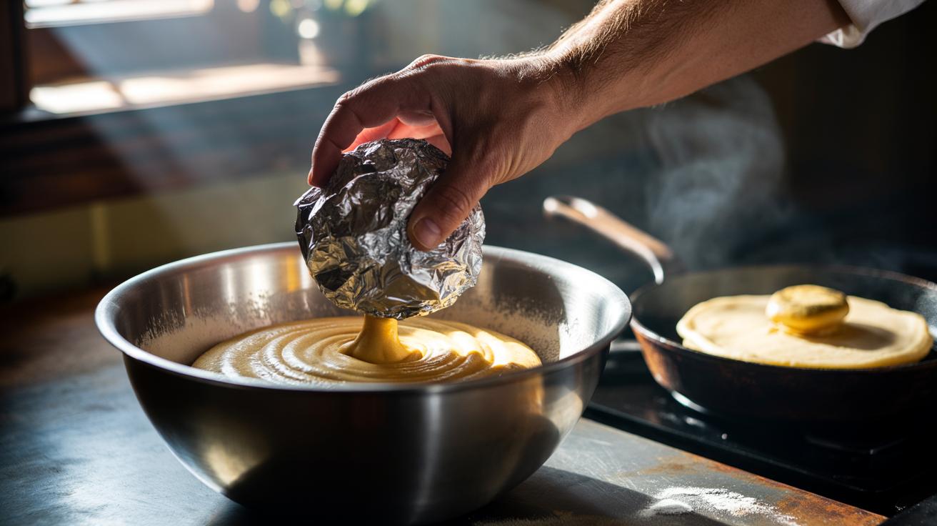 Boost Pancake Fluffiness with a Secret Ingredient: Why Foil Works Wonders in the Batter